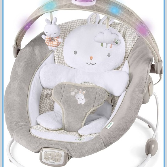 Ingenuity InLighten Baby Bouncer Seat Replacement and Bunny only - Picture 2 of 2